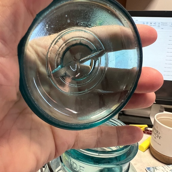 Ball org mason jar with wire lack top and perfect lid make an offer - Picture 5 of 7